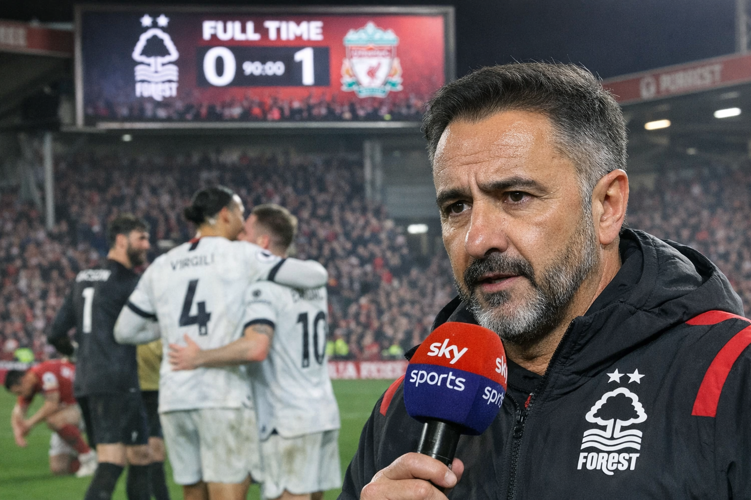 Vitor Pereira says Nottingham Forest deserved at least a point against Liverpool